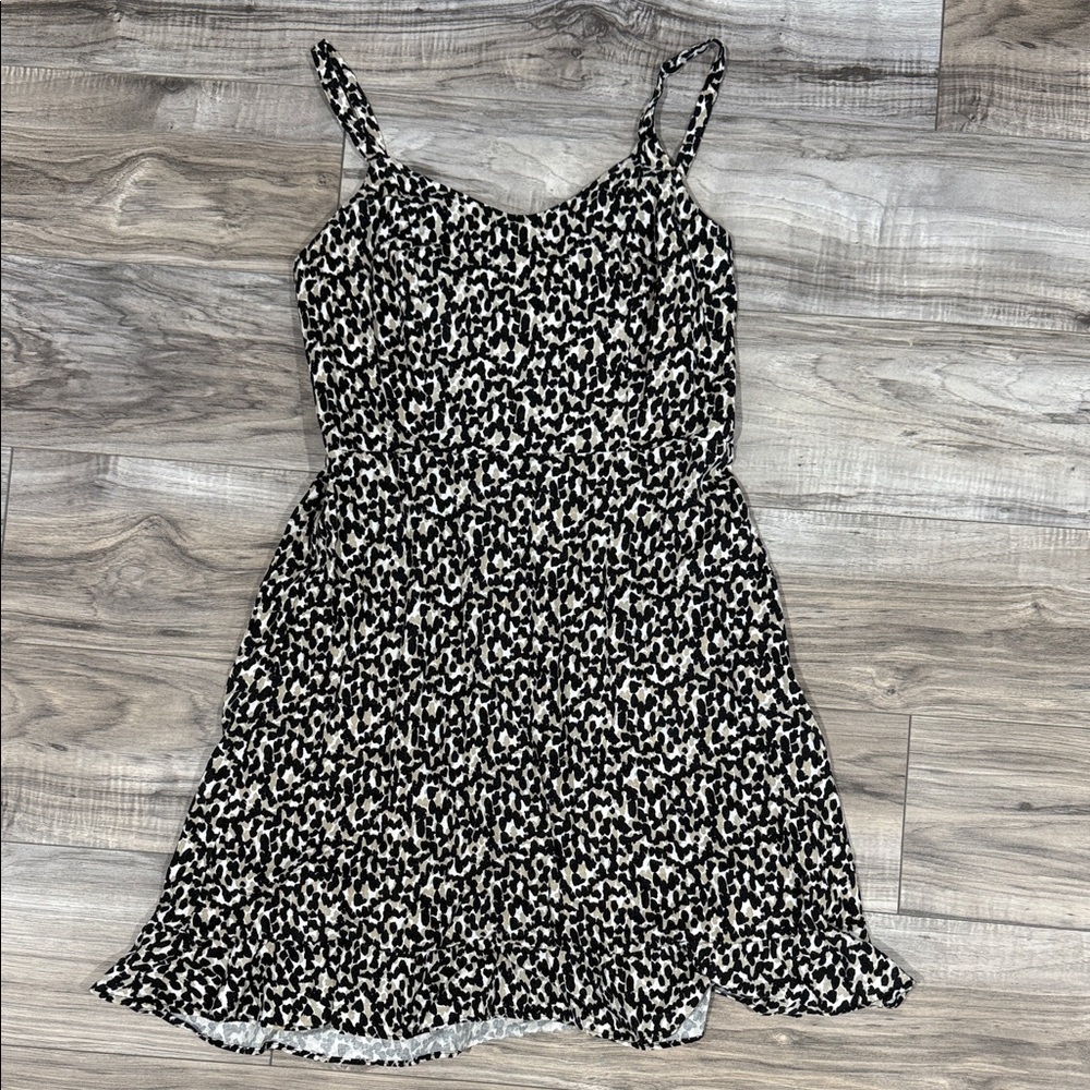 Old Navy Black and White Mini Dress